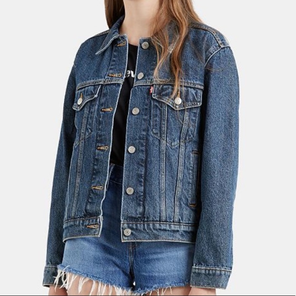 Levi’s Ex-Boyfriend Denim Trucker Jacker